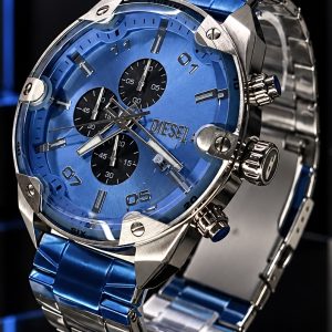🎁 MEGA PROMOÇÃO Relógio 5Bar Mostrador Azul 100% Funcional Todo em Aço Inoxidável 904L PREMIUM AAA+ Luxo e Destaque + FRETE GRÁTIS