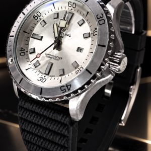  🎁 MEGA PROMOÇÃO Relógio Breitilin Mostrado Branco Caixa Aço Inox Pulseira Silicone Preto Luxo e Destaque + FRETE GRÁTIS