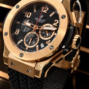 🎁 MEGA PROMOÇÃO Relógio Hublo Classic Fusion Chronograph Preto Caixa Bronze PREMIUM AAA+ Luxo e Destaque + FRETE GRÁTIS