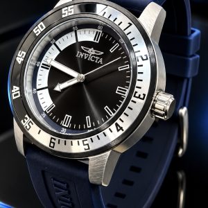 🎁 MEGA PROMOÇÃO Relógio Invicta Specialty Original Caixa em Aço Inox Pulseira em Silicone Azul Sofisticação e Destaque + FRETE GRÁTIS