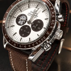 🎁 MEGA PROMOÇÃO Relógio Omg Snoop Marrom 100% Funcional + Mostrador Branco Pulseira em Nylon Inox Luxo e Destaque + FRETE GRÁTIS