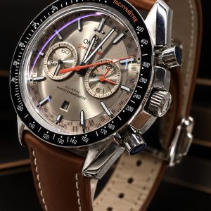  🎁 MEGA PROMOÇÃO Relógio OMG Automático Fundo de Vidro Linha Premium AAA+ Pulseira em Couro Marrom Luxo e Destaque + FRETE GRÁTIS
