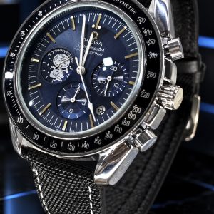 🎁 MEGA PROMOÇÃO Relógio Omg Snoop 100% Funcional + Mostrador Azul Pulseira em Nylon Preto Luxo e Destaque + FRETE GRÁTIS