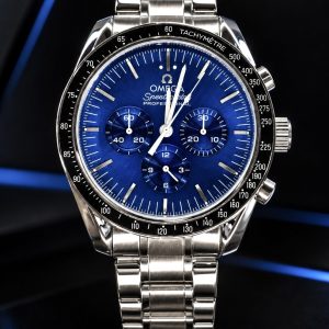 🎁 MEGA PROMOÇÃO Relógio Omg 100% Funcional + Mostrador Azul Todo em Aço Inox Luxo e Destaque + FRETE GRÁTIS